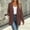 A05-Brown, variant on Cardigan Sweaters for Women Open Front Long Sleeve Knitted Pocket Sweater Plain Loose Fall Winter Topss