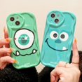 thumbnail image 2 of Redmi A1 12C Note 12 11 10 9 Pro 10C 12 4G 10 9A 9T 9C Xiaomi Lite Poco X3 3D Wave Cute Monster Funda Creativa De Protección Suave Cubierta Trasera, 2 of 4