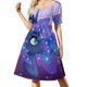 thumbnail image 1 of Vestido Princesa Luna de Manga Corta, vestidos de noche para mujer, vestidos para mujer, vestido largo para mujer, 1 of 7