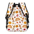 thumbnail image 4 of Easygdp Fall Gnomes Harvest Mochila Ergonómica Versátil para Laptop - Múltiples Bolsillos, Correas Ajustables, Unisex para Escuela, Viajes y Actividades al Aire Libre-One Size, 4 of 5