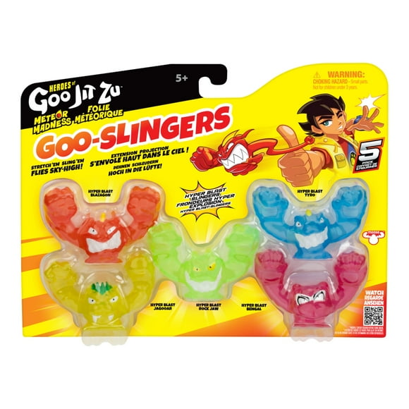 Héros de Goo Jit Zu Meteor Madness Goo Slingers Mega Pack Hyper Blast Slingers