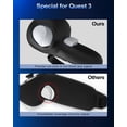 thumbnail image 4 of Controller Grip for Meta Quest 3S Oculus Quest 3 VR Accessories Grips Cover for VR Touch Controllers Straps Silicone Covers Protector with Non-Slip Thumbstick Covers 1Pair, 4 of 8