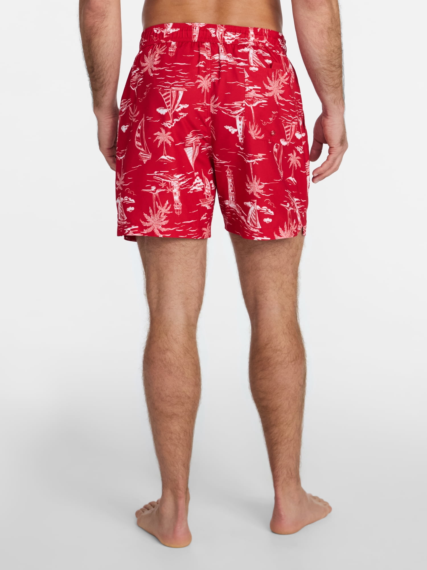 George Men's and Big Men's Swim Trunks, 6" Inseam, Sizes S-5XL