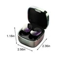 thumbnail image 3 of Wireless Earbuds, Bluetooth 5.3 Headphones in Ear with 4 ENC Noise Cancelling Mic, HiFi Stereo Deep Bass Wireless Earphones 40H Playtime, in-Ear Earbud Bluetooth Dual LED Display IP7 Waterproof,USB-C, 3 of 8