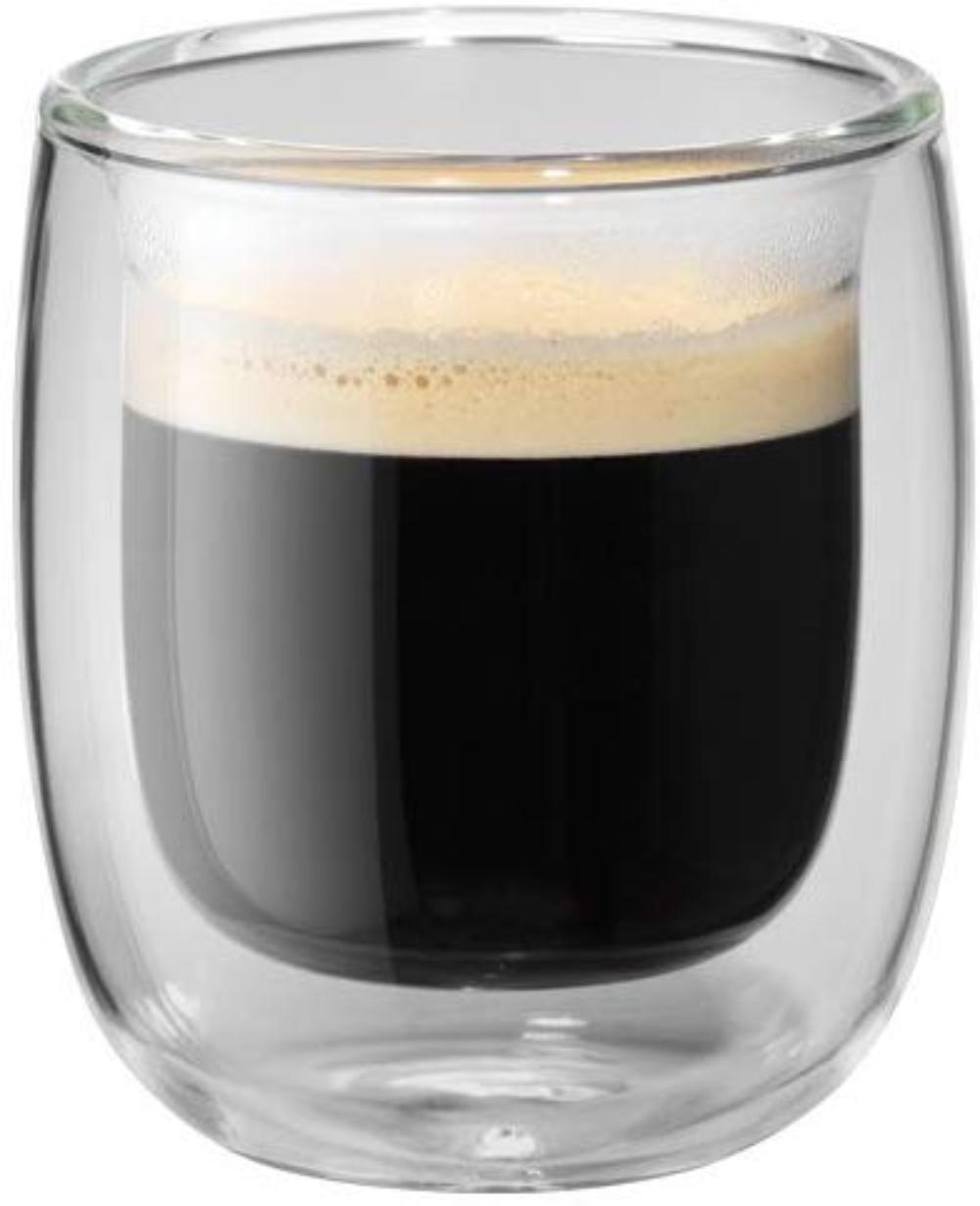 39500085 Sorrento Espresso Glass, Glass, 2Piece, Package of two 2.7