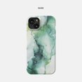 thumbnail image 1 of iPhone 15 Plus Slim Case - Green Marble,iPhone 12, 1 of 3