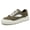 Khaki 1, variant on Men'S Premium Casual Sneakers - with Breathable Fabric Upper, Durable Rubber Sole, and Comfortable Design ,Black & White Low-Top Lace-Up Shoes for Everyday Wear