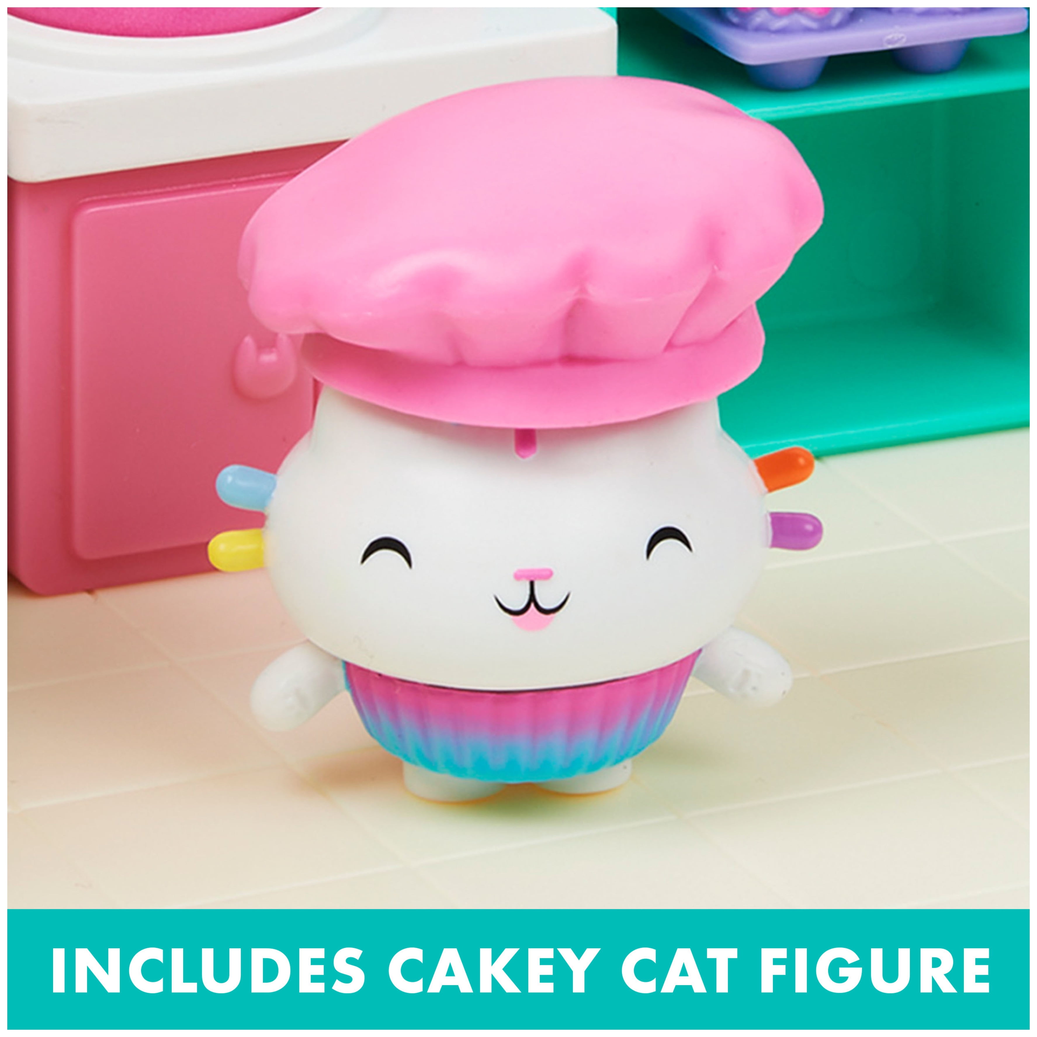 Gabby's Dollhouse - Kit de jeu Baking with Cakey Cuisine avec