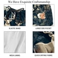 thumbnail image 4 of luoweisi Men's Beach Shorts Quick Dry Swim Trunks with Mesh Lining Jungle Elk L, 4 of 5