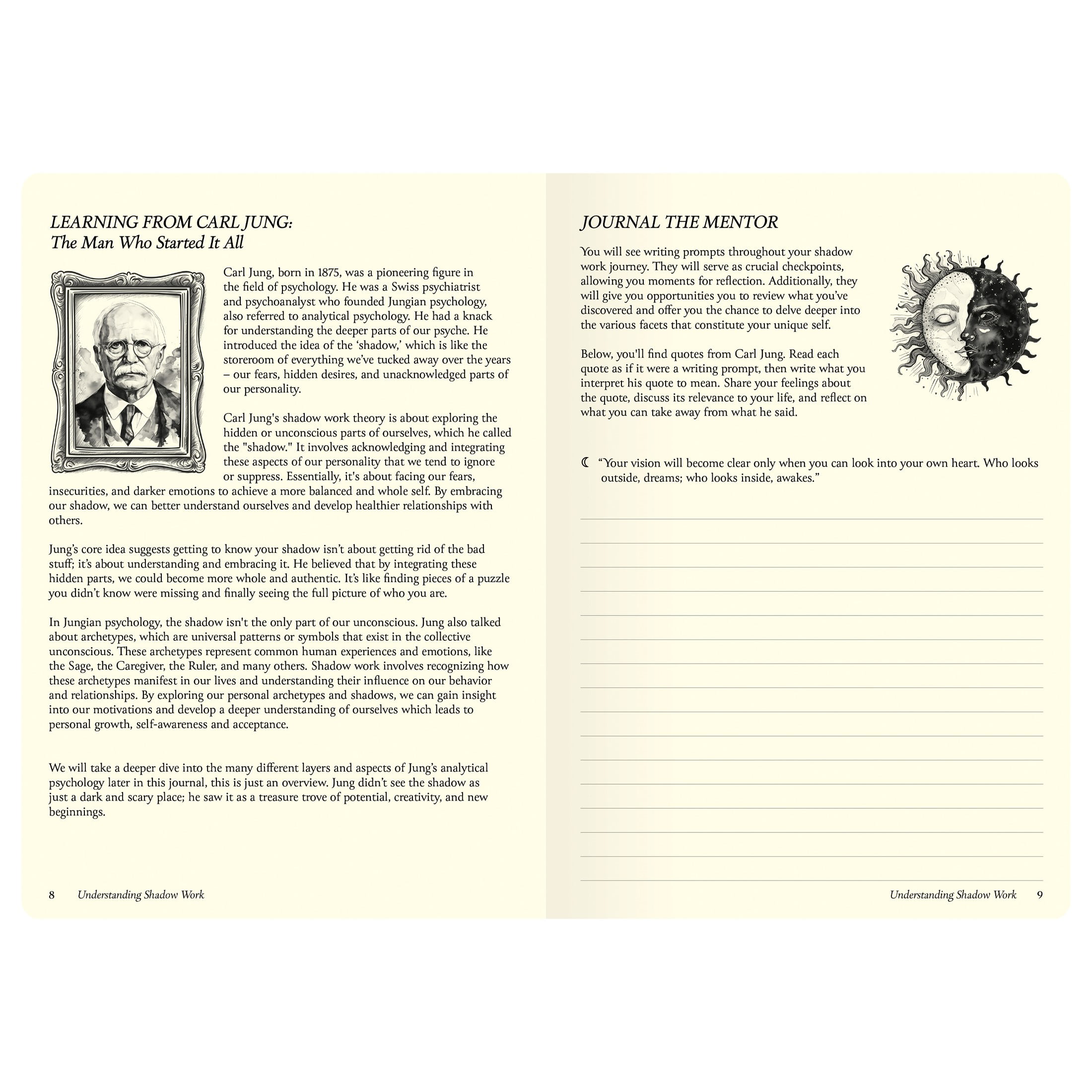 Piccadilly Shadow Growth Journal for Ages 12+ with Flexi Card Cover