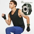 thumbnail image 6 of FIEWESEY Compatible with Apple Watch Ultra 49mm Watch Band with Bumper Case,TPU Sports Watch Ultra 49mm/Ultra 2,Watch Strap Replacement with Rugged Shockproof Protective Case for Men Women(Green), 6 of 6