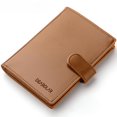 thumbnail image 2 of Cartera para hombre, de gran capacidad, para tarjetas de licencia de conducir, multifuncional, para pasaporte, 2 of 2