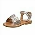 thumbnail image 3 of Josmo Girls Maya Flat Sandal, Gold, 10 Toddler, 3 of 3