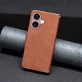 thumbnail image 6 of Feishell Fit for iPhone 16 Phone Case with Detachable Wrist Strap & ID Credit Card Slots,Premium PU Leather Shockproof Magnetic Clasp Folio Flip Kickstand Holder Protective Cover,Brown, 6 of 8