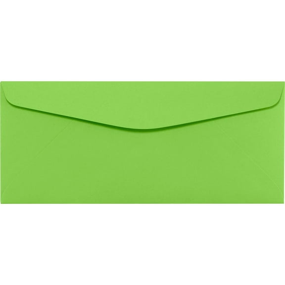 LUX #10 Regular Envelopes (4 1/8 x 9 1/2) 50/Pack Limelight (LUX-4260-101-50)