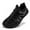 Black, variant on HOBIBEAR Barefoot Shoes for Women Men Slip On Wide Toe Box Walking Sneakers