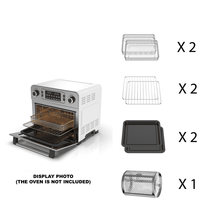 ChefWave Magma 16 Quart Air Fryer/Oven/Rotisserie/Dehydrator and Accessories