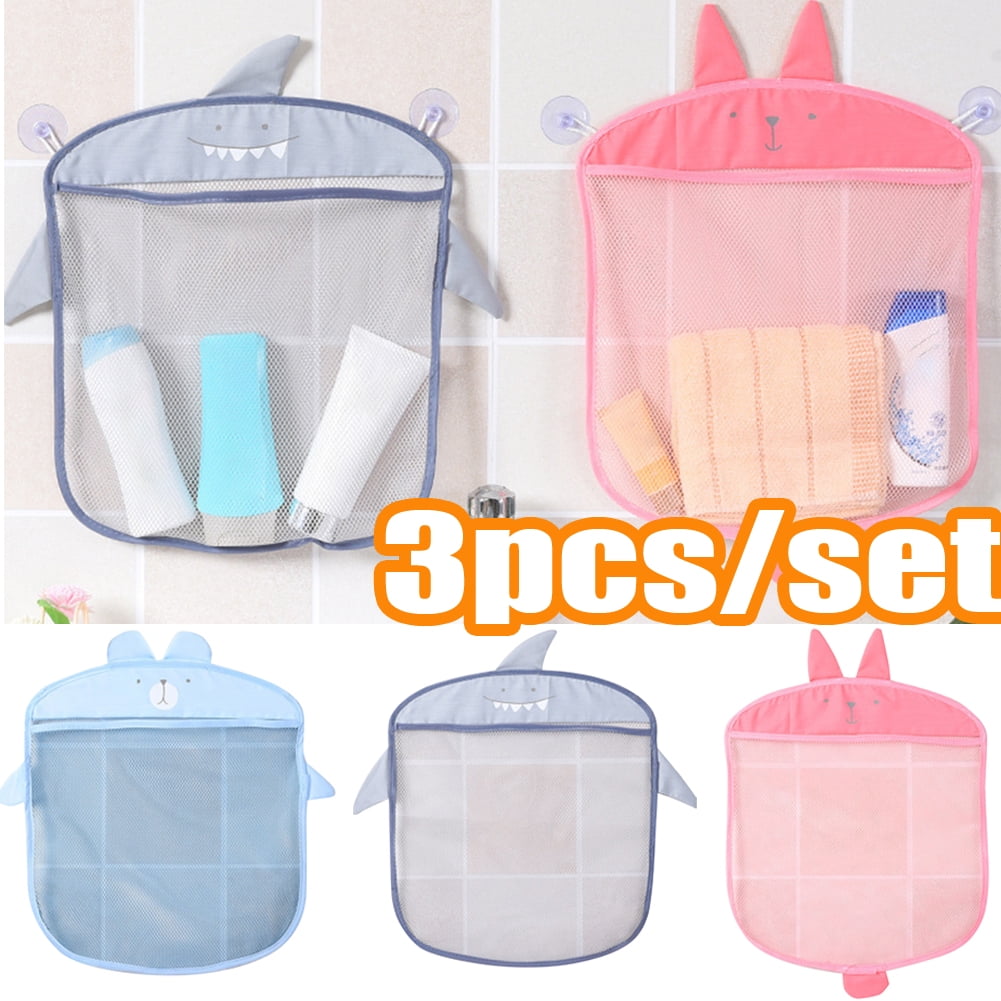 Vnanda 2Packs Hanging Mesh Shower Caddy Organizer, Shower Curtain Rod