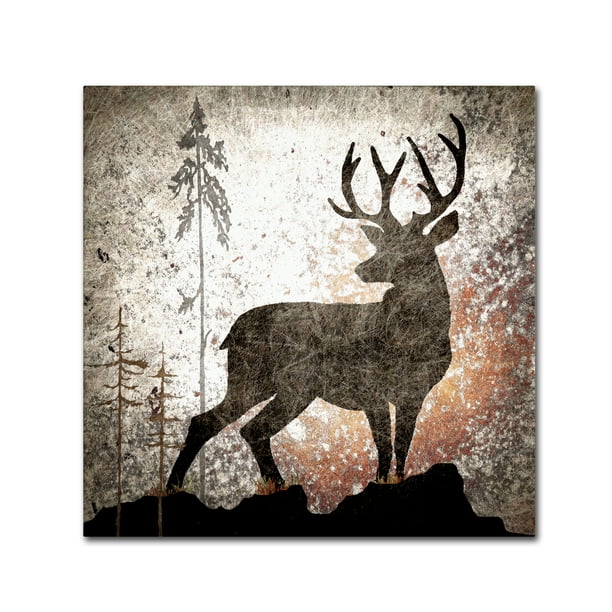 Trademark Fine Art 'Calling Deer' Canvas Art by LightBoxJournal ...