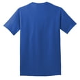 thumbnail image 2 of Men's Costume T-Shirt Graphic Tee with Bold Letter Cosplay Halloween Outfit, Royal Blue Small, 2 of 2