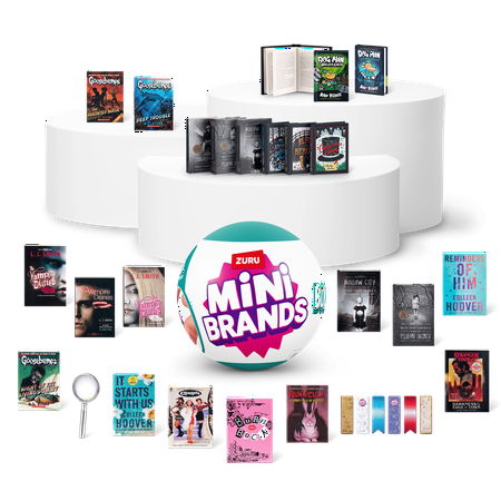 Mini Brands Books Capsule, Novelty Unbox Surprise, by ZURU, Ages 3+