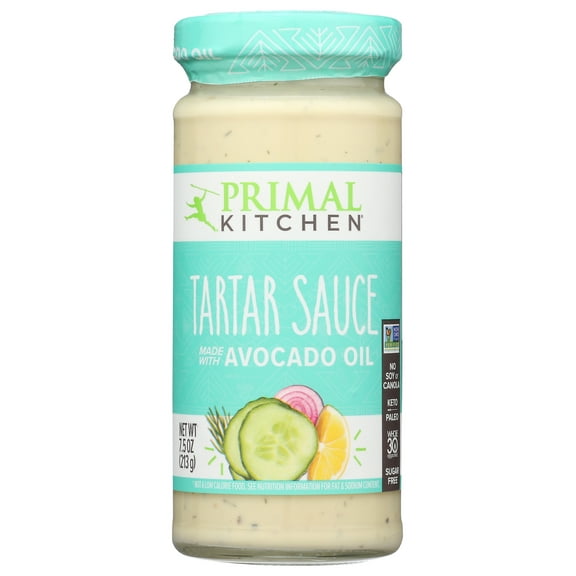 Primal Kitchen , Tartar Sauce With Avocado Oil- 7.5Oz , 7.5 Ounce, Pack Of 6