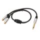 thumbnail image 5 of Cable divisor en Y Sincero RCA hembra doble a macho de 6,35 mm 19,7 pulgadas, 5 of 10