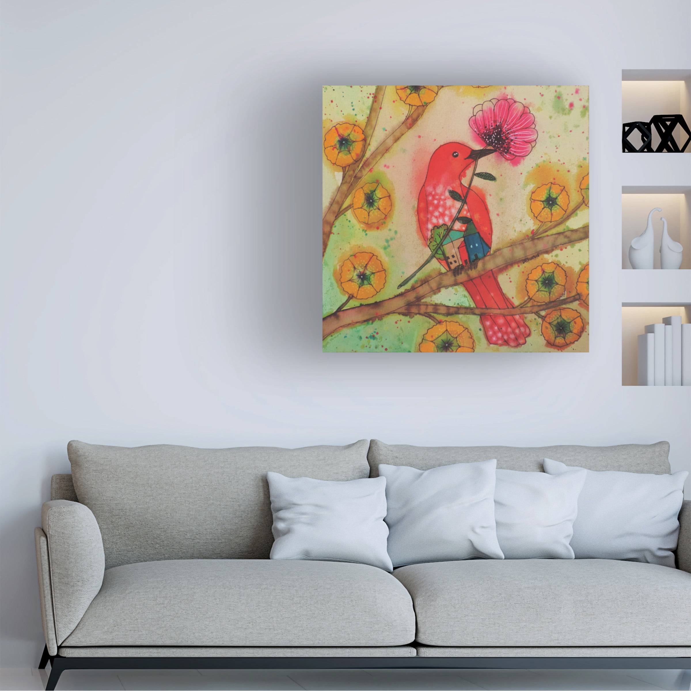 Sylvie Demers 'Ta Venue' Canvas Art