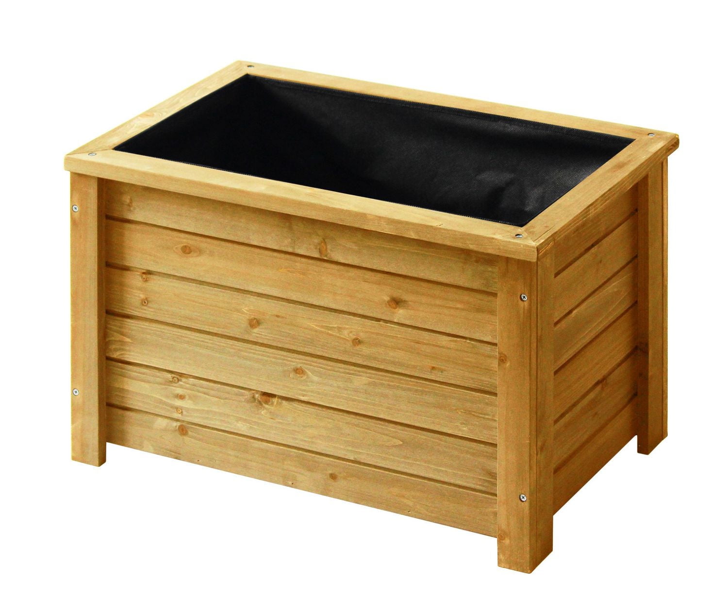 VegTrug Jardinière rectangulaire en bois de 24 po x 15 po - Naturel