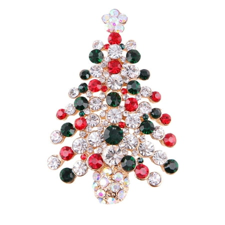 

Midewhik Tree Christmas EACH Brooch Elder Snowflake Garland Bell Shoes Christmas Fashion Pin