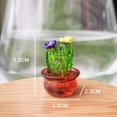 thumbnail image 4 of 12 Piezas de Adornos Interiores para Automóviles, Figuras Artísticas de Cactus, Decoración del Hogar, Adornos de Cactus de Plantas en Miniatura para Manualidades de Escritorio A, 4 of 5