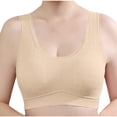 thumbnail image 6 of Sports Bras for Women Plus Size XL-5X No Underwire Push Up Comfortable Pullover Underwear Casual Solid Stretchy Support Bralettes, 6 of 8