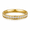 Gold, variant on Women’s 3mm Clear Accent Band Ring, Stainless Steel Slim Ring, US Sizes 5–10, Minimalist Style Gift for Her