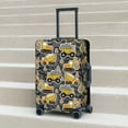 thumbnail image 2 of Lsque Excavator At Work Printed Luggage Cover, Travel Luggage Protector,Scratch and Dirt Resistant, Fits 18-32 Inch Luggage - Small, 2 of 9
