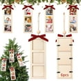 thumbnail image 4 of Ongmies Christmas Personalized Wooden Photo Strip, Christmas Tree Wooden Photo Album Pendant – Capture Memories With This Unique Holiday Ornament, Mini Frame Ornament, 4 of 8