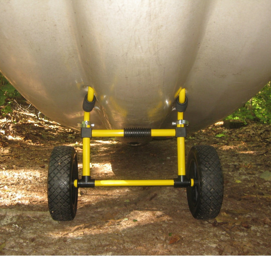 Suspenz Kayak Cart Trolley, Sit on Top SOT Adjustable Transport Carrier, Airless Wheels, 150lb Capacity