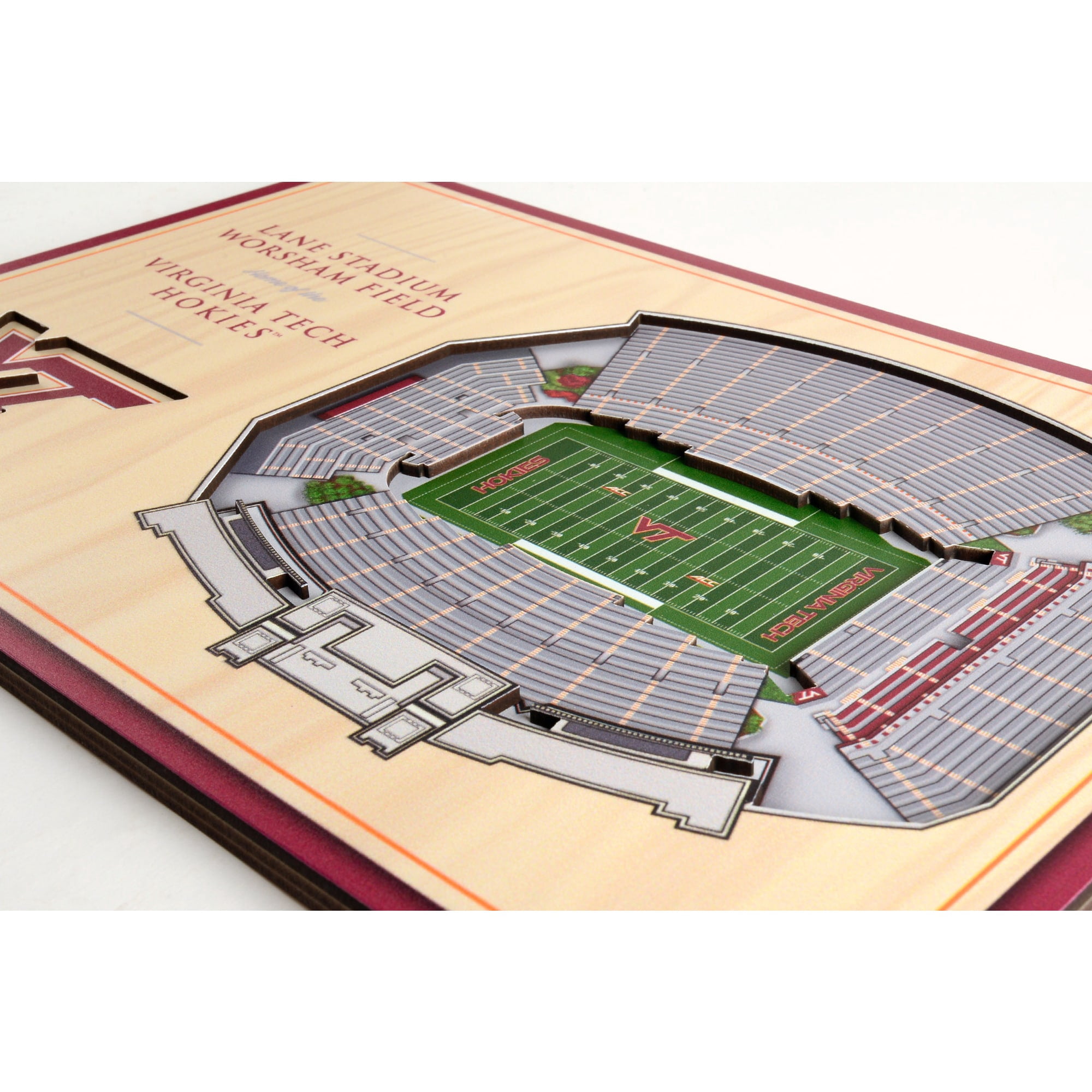 Virginia Tech Hokies 3D StadiumViews Desktop Display