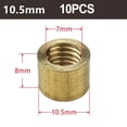 thumbnail image 4 of 10Pcs Snooker Pool Cue Brass Tip Ferrules For Long Lasting Cue Performance 10.5Mm Fangkenuo, 4 of 6