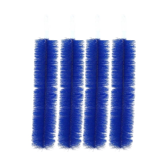 Dongrere 4 Pcs Bendable Cleaning Brushes, Multi-purpose Dust Removal Brushes, Microfiber Head Dusting Brushes for Home Car Curtain Fans, 16.5 Inch, B