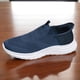 thumbnail image 4 of Slip-Ons Slip-Ons punto técnico deportivas informales zapatos (azul oscuro 40), 4 of 9