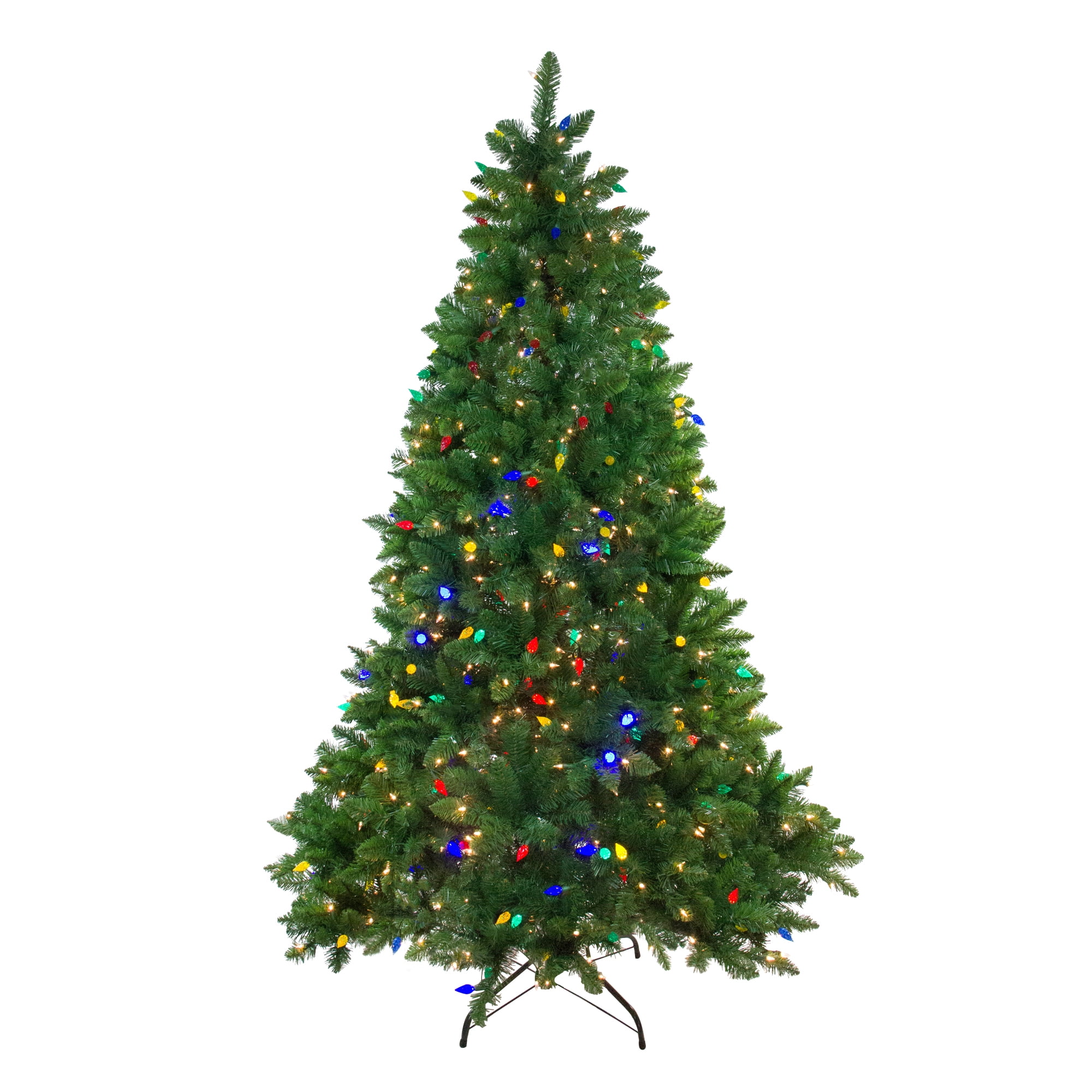 4ft-8ft Pre Decorated Artificial Christmas Tree Xmas Home Decorations Decor 