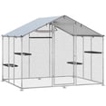 thumbnail image 1 of PawHut Walk-in Catio Outdoor Cat Enclosure with Waterproof Cover 94.5" W, 1 of 10