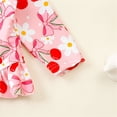 thumbnail image 5 of LRen Baby Girl Swimsuit One-Piece Long Sleeve Rash Guard Swimzip Toddler Bathing Suit Swimwear UPF 50+ Sun Protection for 9-12 Months, 5 of 8