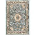 thumbnail image 2 of Unique Loom Outdoor Traditional Collection Area Rug - Wisdom (4' 1" x 6' 1" Rectangle Blue/Ivory), 2 of 9