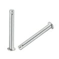 thumbnail image 4 of Single Hole Clevis Pins,6mm x 50mm Flat Head Zinc-Plating Steel  10Pcs, 4 of 5