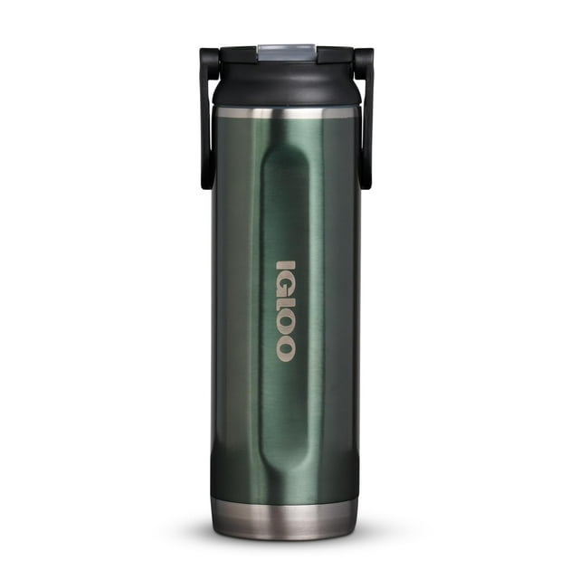Botella Sport Sipper Igloo, 600 ml, acero inoxidable, abeto