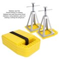 thumbnail image 3 of 4PCS RV Jack Pad Prevent Crack & Sinking, Anti Slip Leveling Jack Block, Nonslip, Stackable, Easy to Carry, Anti UV & Weatherproof for Camper Caravan Trailer, 3 of 7