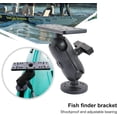 thumbnail image 3 of Yazoeia Fish Finder Mount, Universal 360 Degree Rotation Fishfinder Mounting Plate, Boat Fish Finder Electronics Holder CJC912-198664, 3 of 9