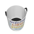 thumbnail image 3 of Kll Welcome Little Man Waterproof Foldable Laundry Hamper Bucket With Handles For Storage Bin,Kids Room,Home Organizer (Small), 3 of 8