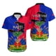 thumbnail image 3 of Camisas hawaianas con estampado 3D para hombres, camisas con escudo de armas de la bandera de Haití y Croacia, camisetas casuales de moda para niños, ropa de calle para mujeres, 3 of 5